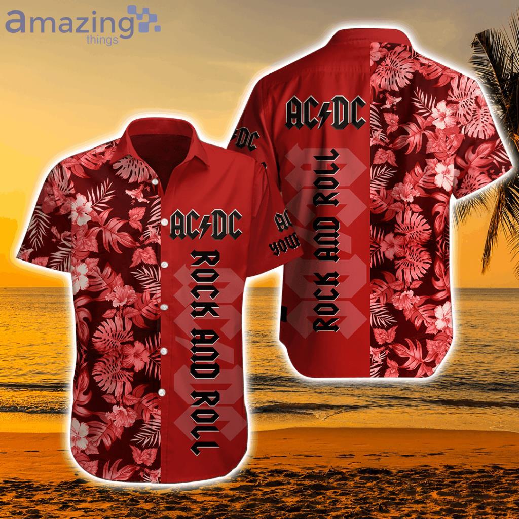 ACDC Band Rock Music Vintage Rock Tropical Hawaiian Shirt - ACDC Band Hawaiian Shirt Rock Music Vintage Rock DTCRAWL-22068