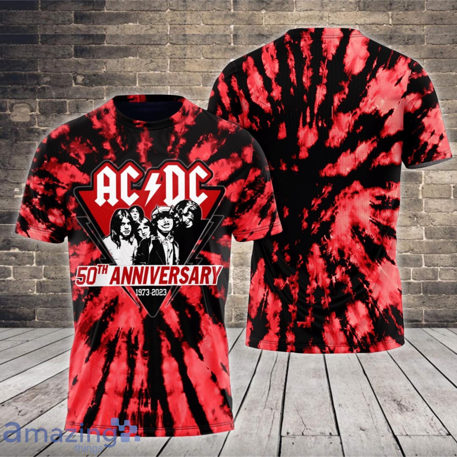 ACDC Band Baseball Jersey Shirt For Fans