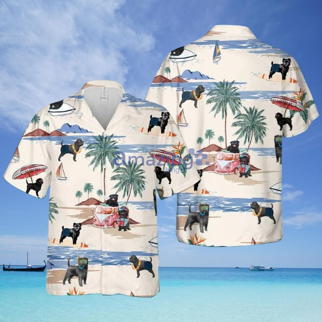 Affenpinscher Ummer Beach Tropical Hawaiian Shirt - Affenpinscher Ummer Beach Tropical Hawaiian Shirt