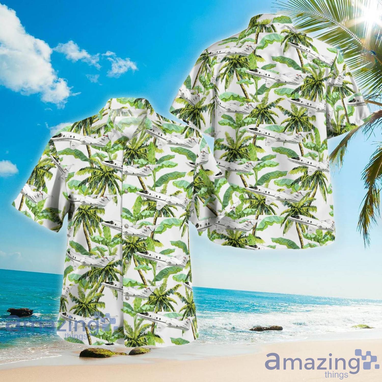 Air Force 5th Flying Training Squadron Raytheon T-1 Jayhawk Hawaiian Shirt Aloha Summer Gift For Men And Women Product Photo 1