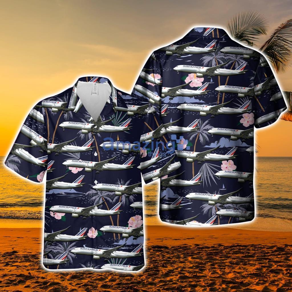 Air France Airbus Tropical Hawaiian Shirt - Air France Airbus A350-941 Hawaiian Shirt Air France Airbus Tropical Hawaiian Shirt - Air France Airbus A350-941 Hawaiian Shirt