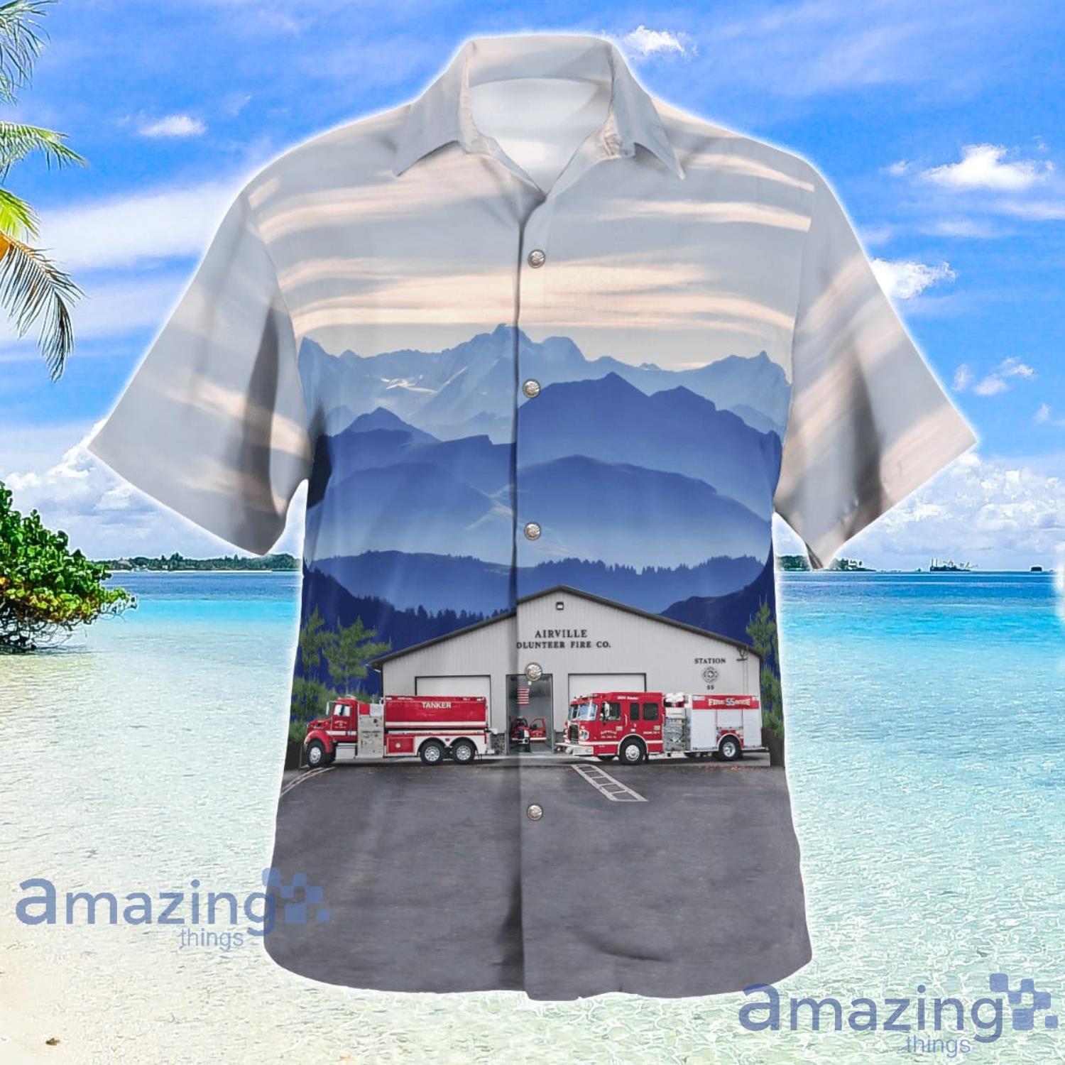Airville Pennsylvania Airville Volunteer Fire Company Hawaiian Shirt Aloha Summer Gift For Men And Women Product Photo 1