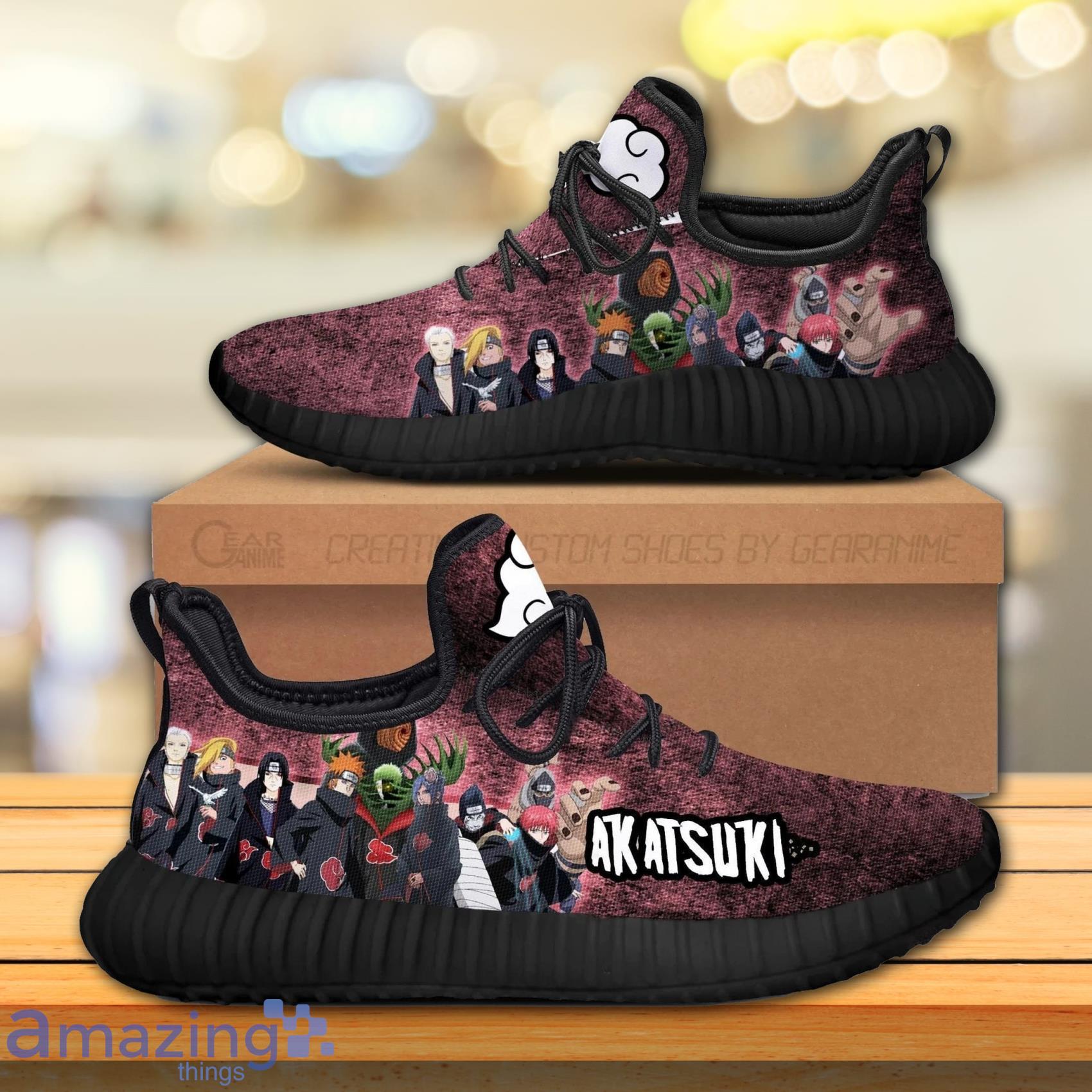 Akatsuki Clan Members Reze Shoes Naruto Anime Custome Shoes For Fans Product Photo 1