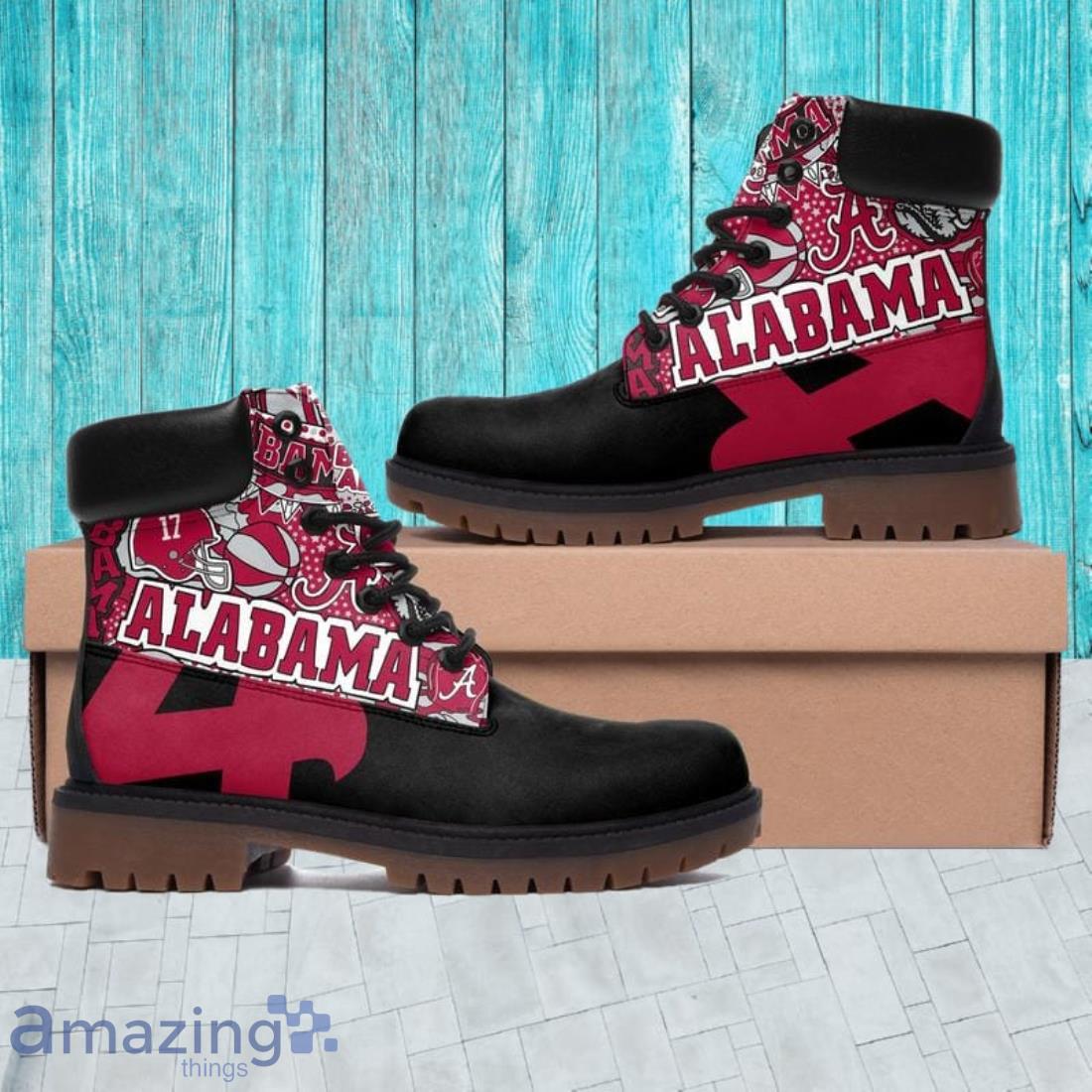 Alabama Crimson Tide Form Timboots 2023 Trending Shoes For Men And Women Best Gift For Fans Product Photo 1