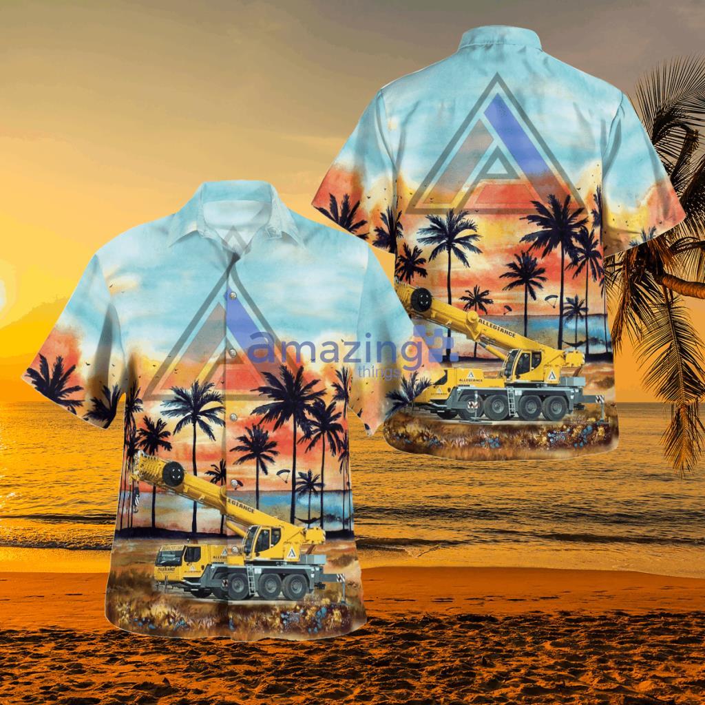 Allegiance Crane & Equipment Hawaiian Shirt - DLSI0407BG07 Allegiance Crane & Equipment Hawaiian Shirt