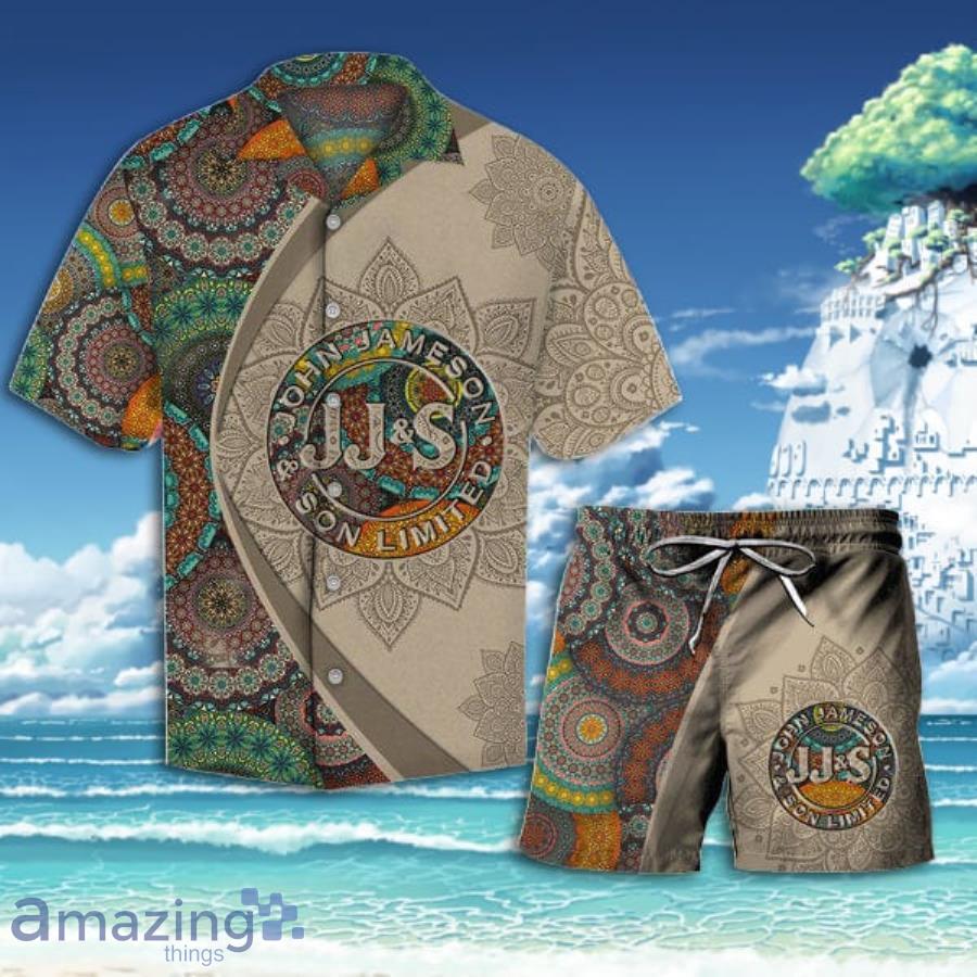 Aloha Mandala Jameson Short Sleeve Hawaiian Shirt And Short Product Photo 1
