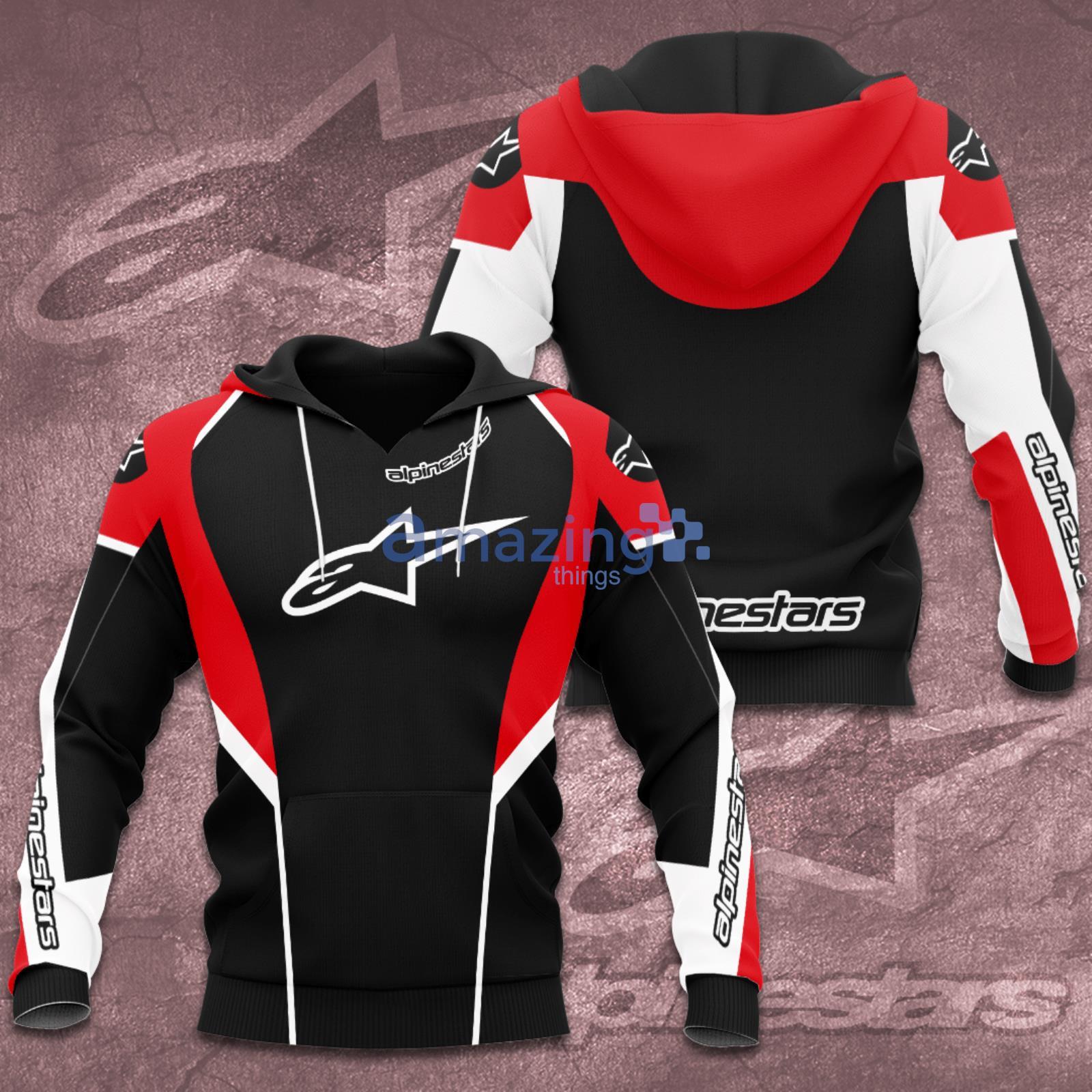 Alpinestars MotGP Racing All Over Print Black 3D Hoodie Product Photo 1