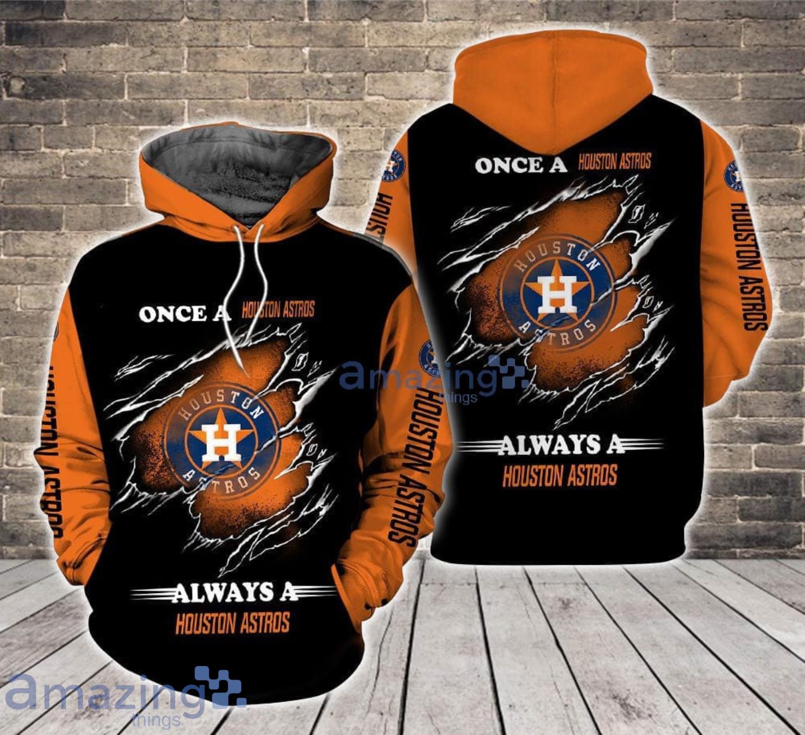 Houston Astros Hoodie 3D Wonderful Gifts For Astros Fans