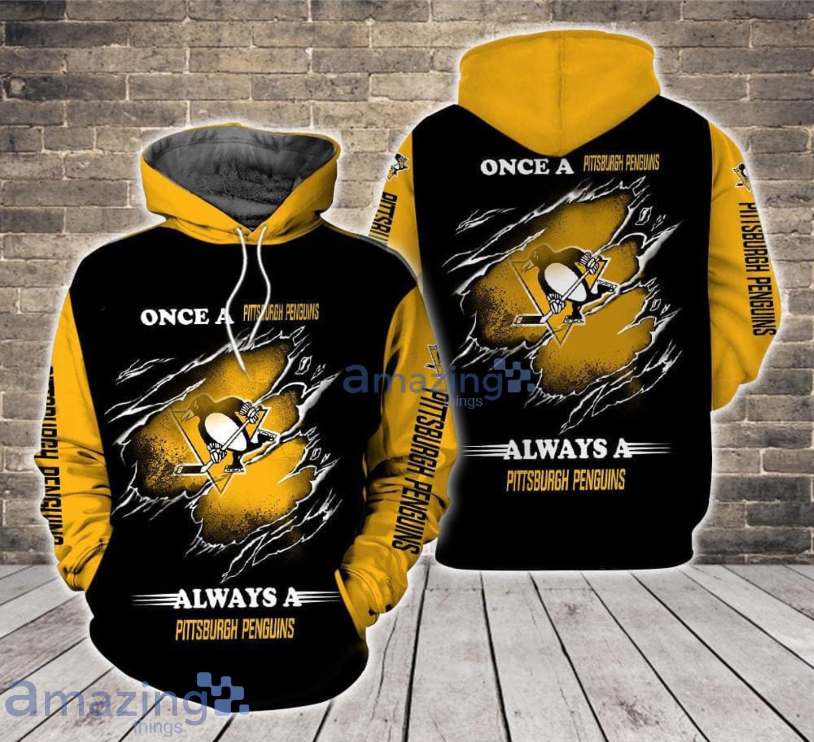 Pittsburgh Steelers Pittsburgh Penguins 3D Hoodie For Sport Team