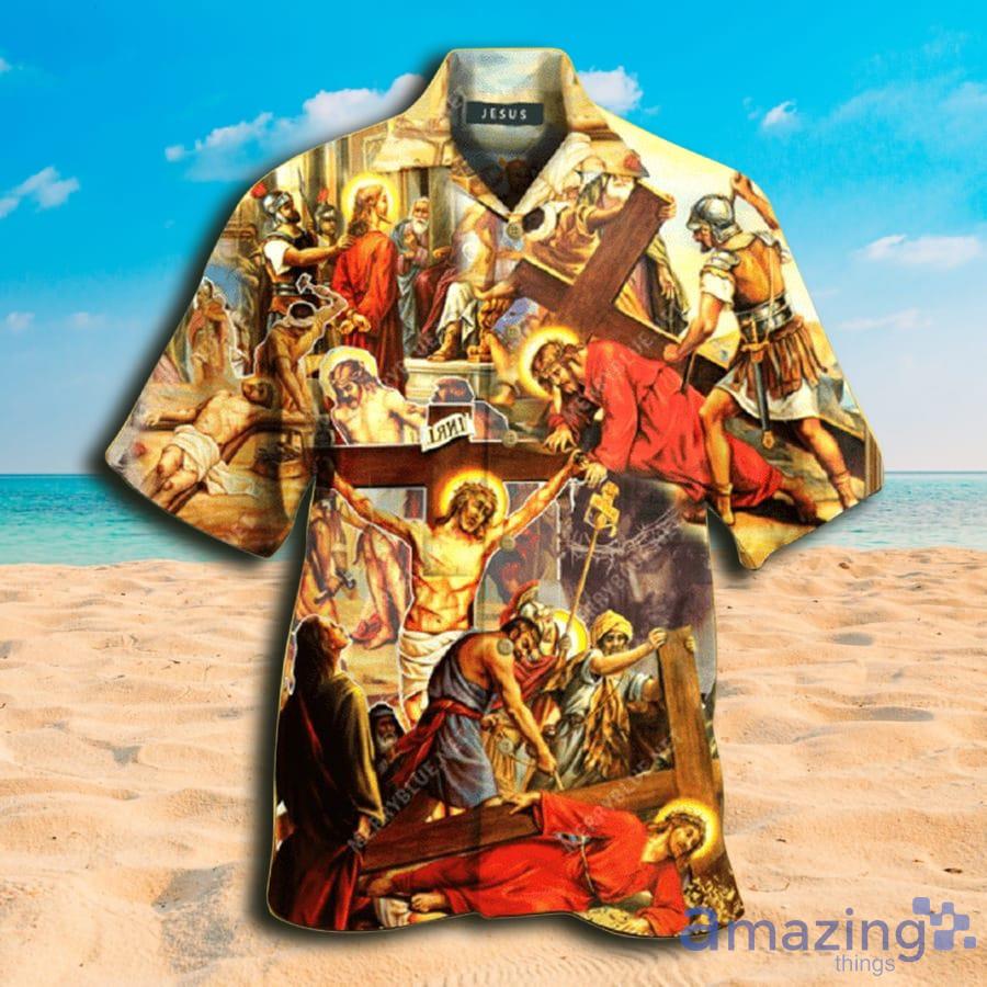Always Put Your Hope In Jesus Easter Day Hawaiian Shirt For Men And Women Product Photo 1