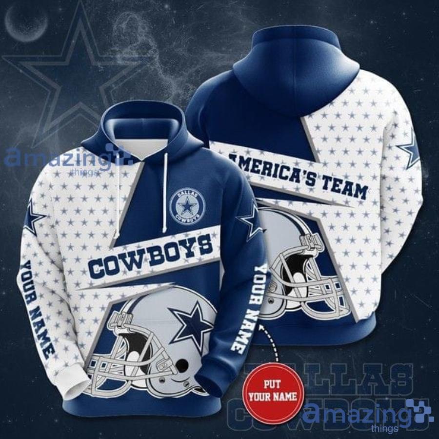 Personalized Name Dallas Cowboys 3D Hoodie American Sport