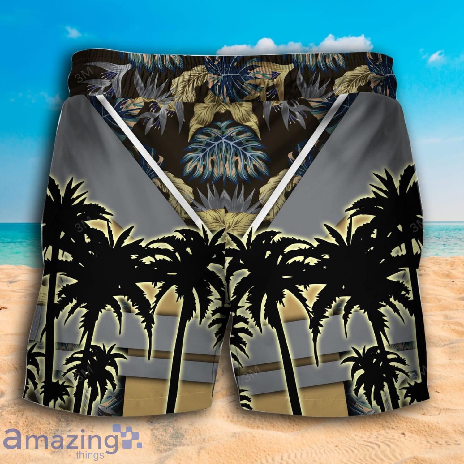 Anaheim Ducks NHL Coconut Tree And Tropical Pattern Hawaiian Shirt And Shorts image Anaheim Ducks NHL Coconut Tree And Tropical Pattern Hawaiian Shirt And Shorts Product Photo 5