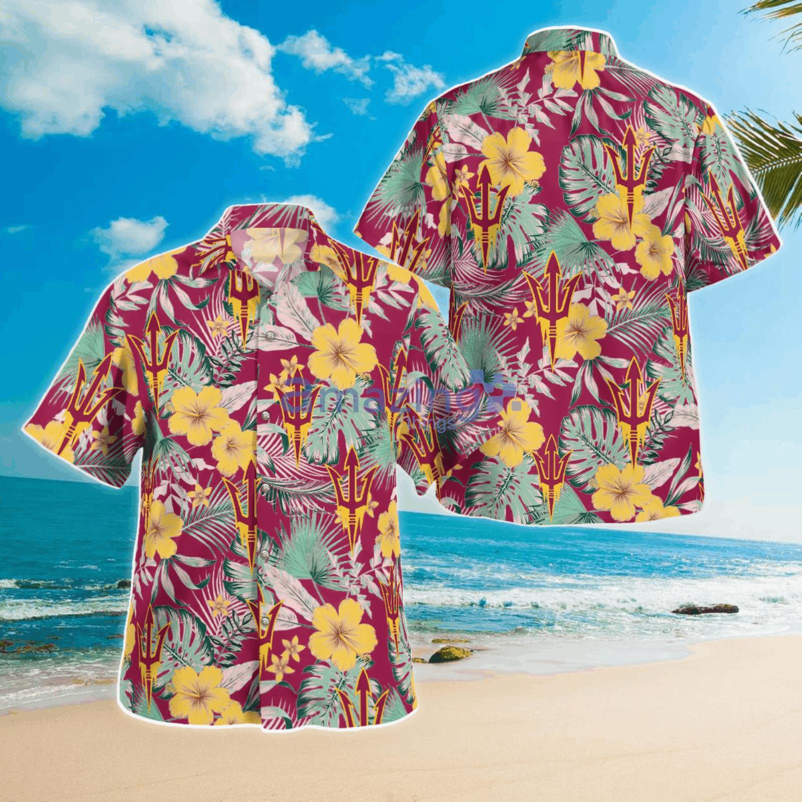 Arizona State Sun Devils Hawaiian Shirt Summer Gift image Arizona State Sun Devils Hawaiian Shirt Summer Gift Product Photo 2