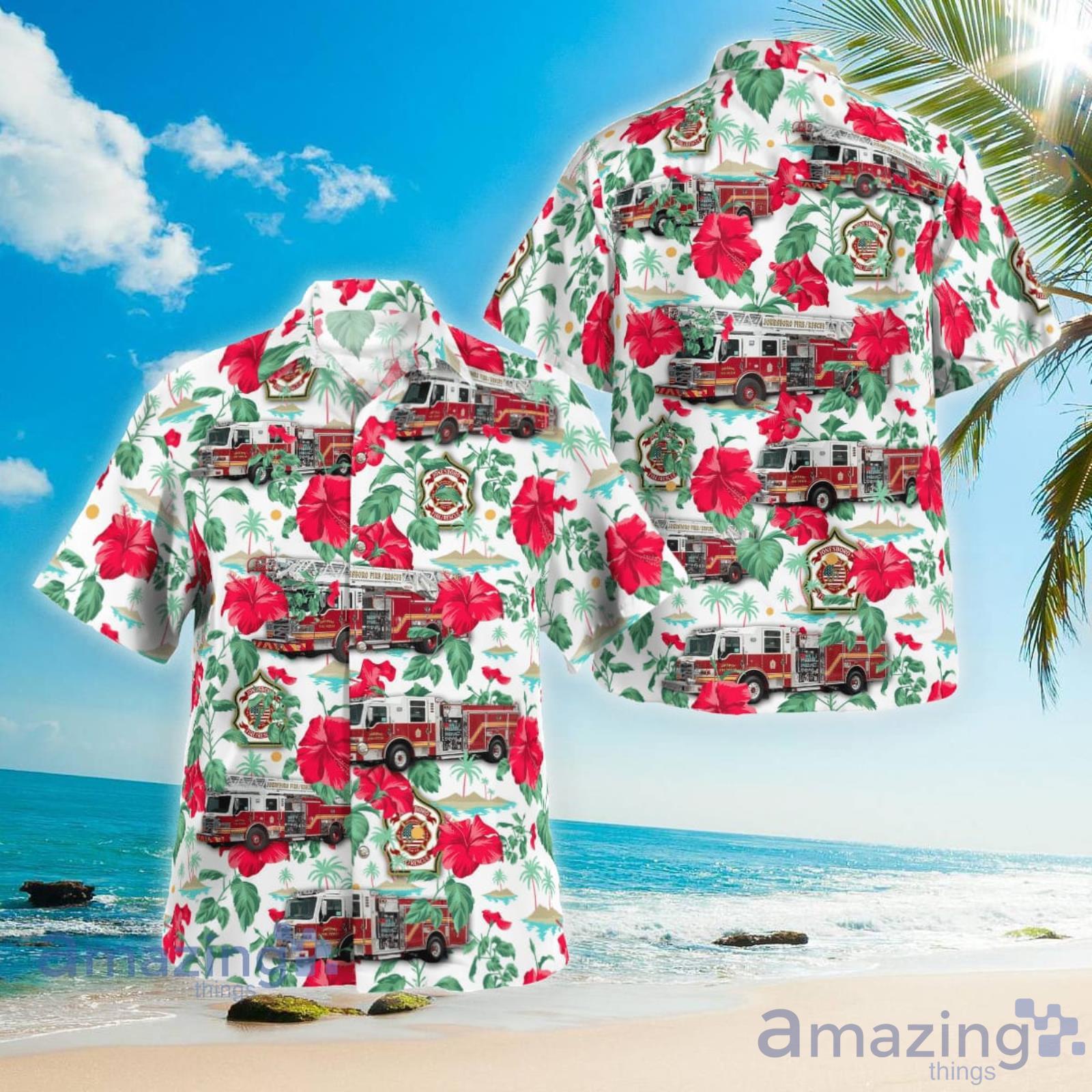 Arkansas Jonesboro Fire Department Hawaiian Shirt Summer Gift For Men And Women Product Photo 1