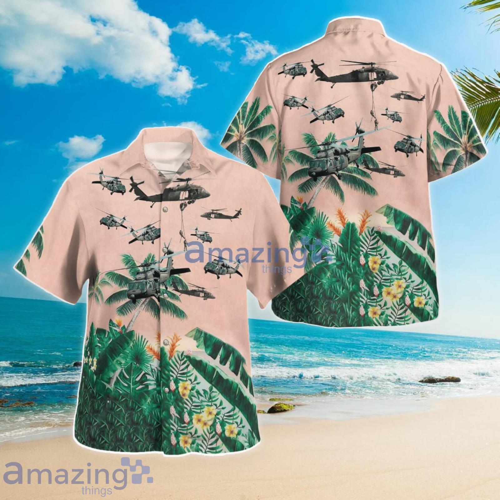 Army Sikorsky UH-60 Black Hawk Summer Gift Hawaiian Shirt Product Photo 1