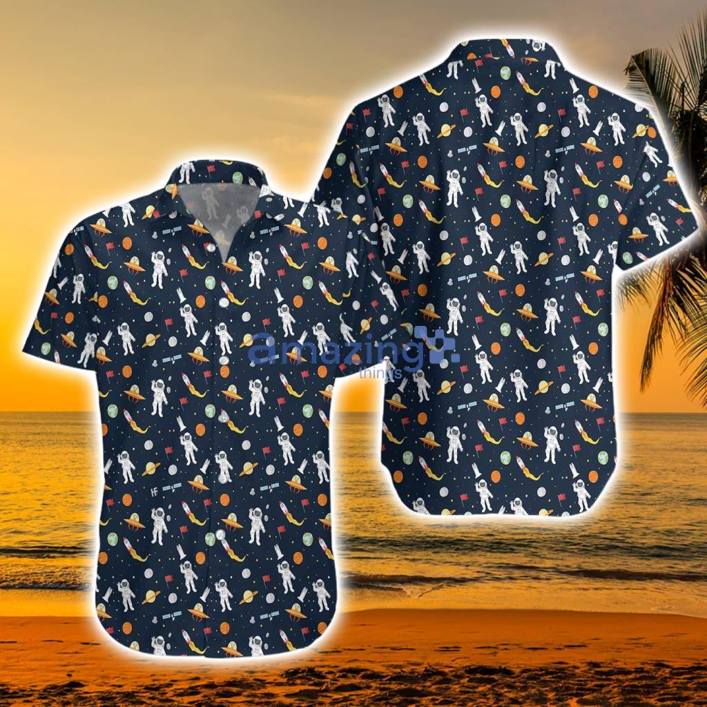 Astronaut Hello Spacecraft Spaceflight Aloha Hawaiian Shirt - Astronaut Hello Hawaiian Shirt, Spacecraft Spaceflight Aloha Shirt For Men & Women, Best Gift For Summer, Husband, Wife, Boyfriend, Girlfriend_9621
