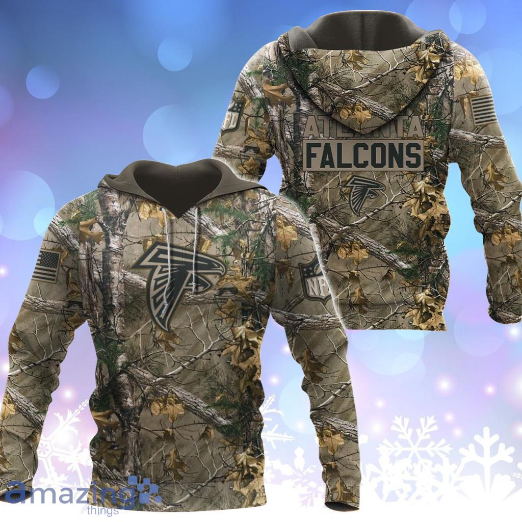 Atlanta Falcons NFL Hunting Camo Hoodie 3D For Fans