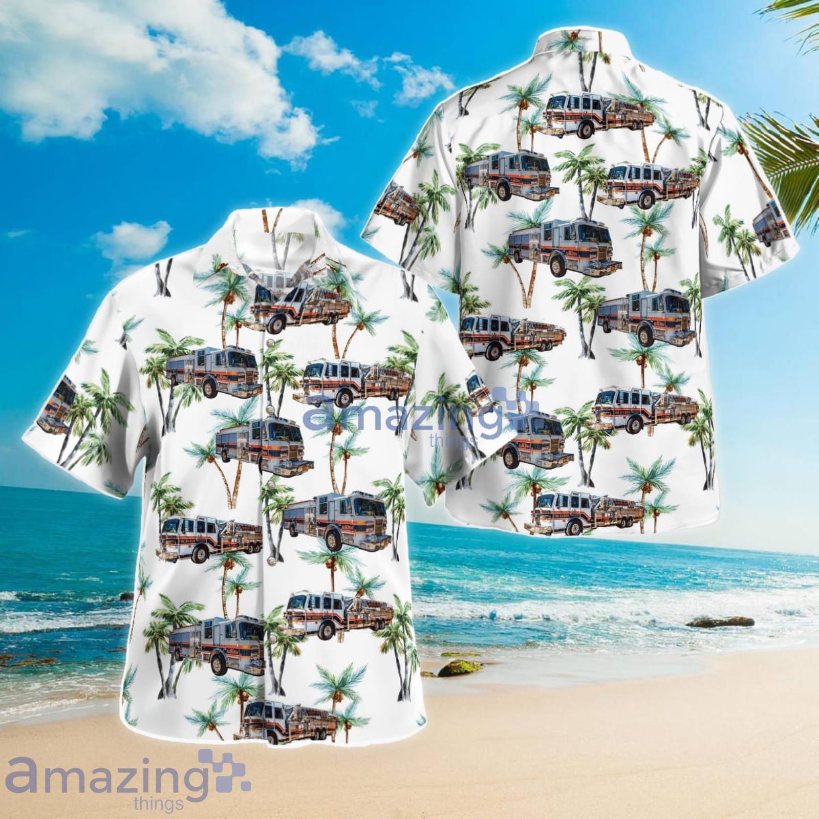 Auburn Fire Division Auburn Alabama Summer Gift Hawaiian Shirt Product Photo 1