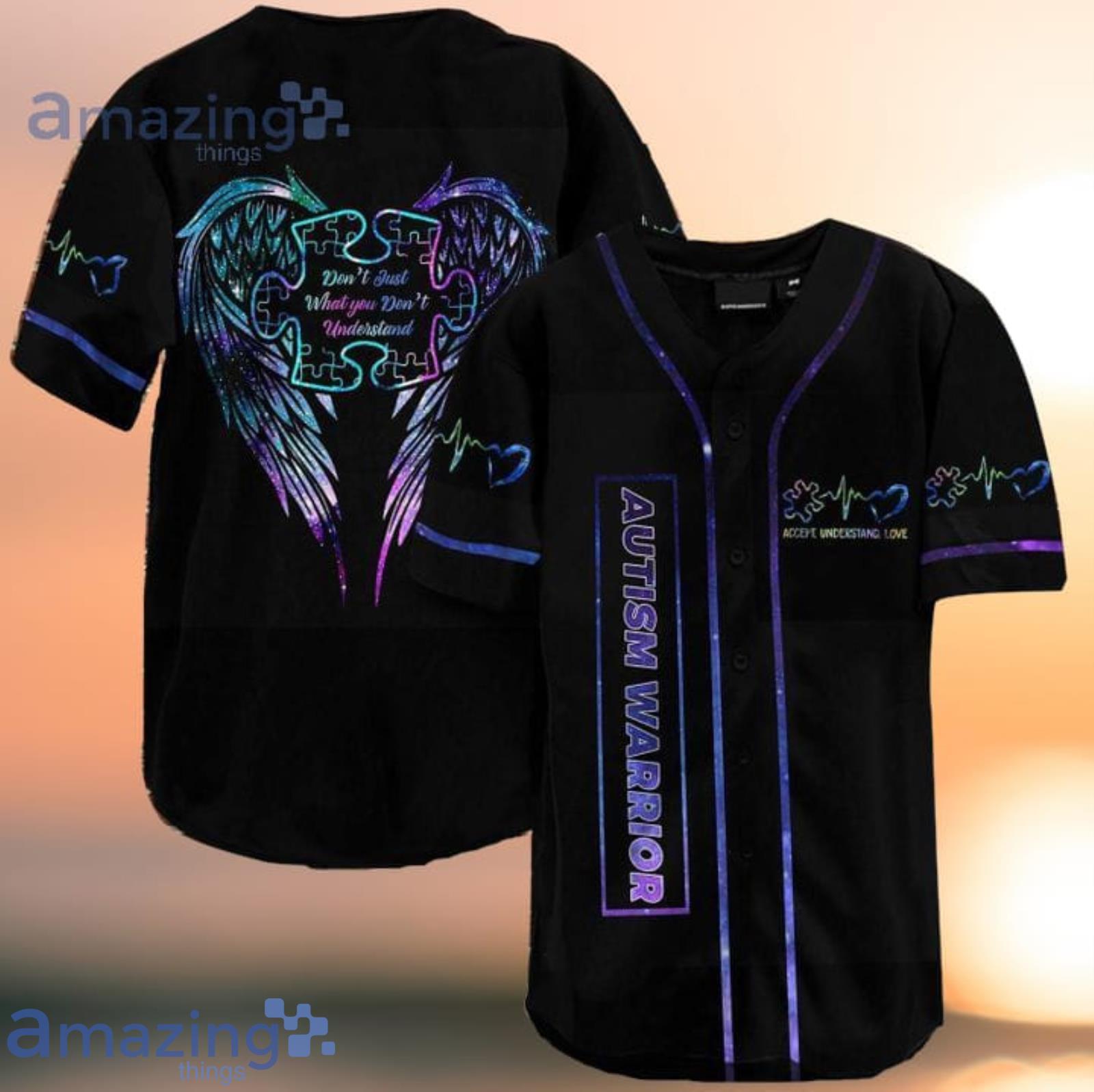 Autism Baseball Jersey Shirt Product Photo 1 Autism Baseball Jersey Shirt Product Photo 1