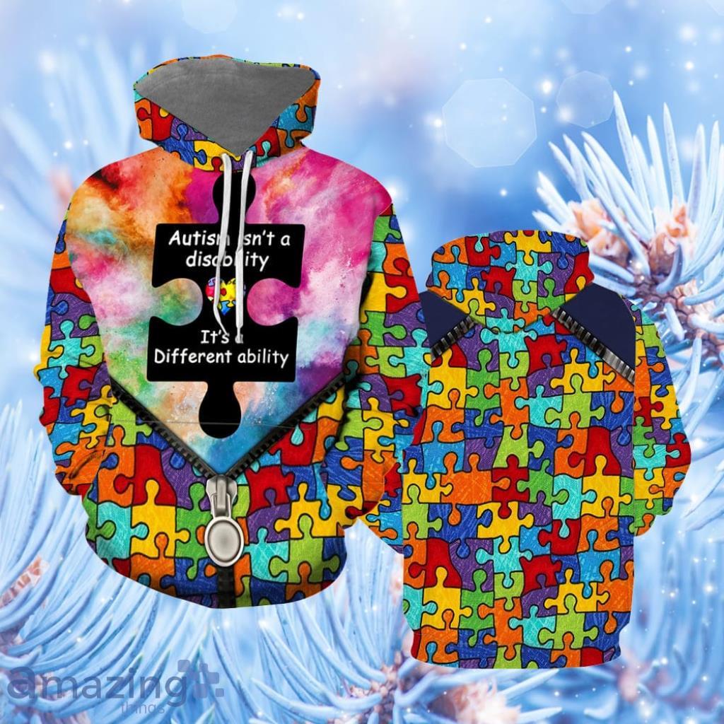 Autism Isn't A Disability Hoodie 3D All Over Print - Autism Isn't A Disability Hoodie Over Print  For Men & Women  TH1170