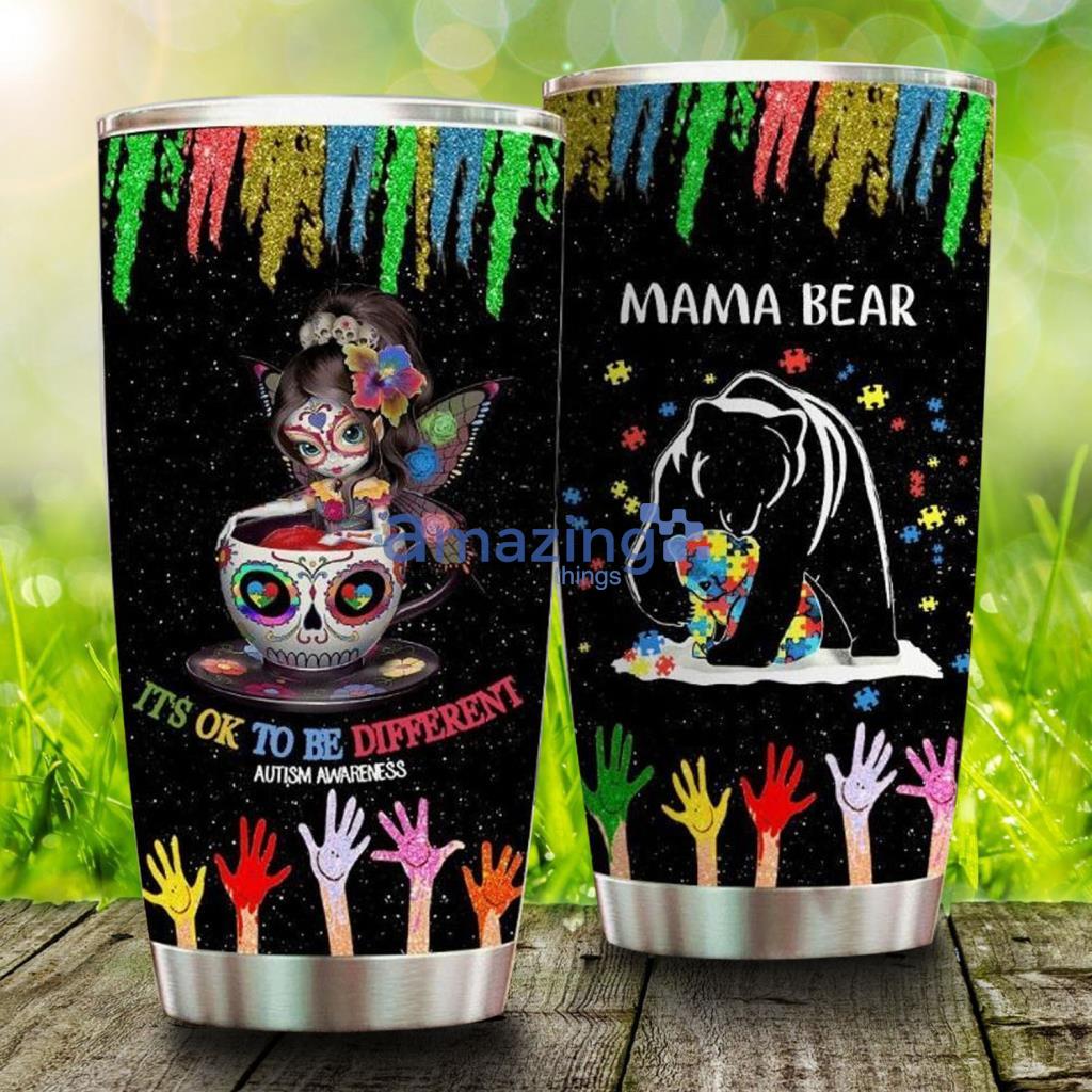 Autism It’s Ok To Be Different Stainless Steel Cup Tumbler - Autism It’s Ok To Be Different Stainless Steel Cup Tumbler