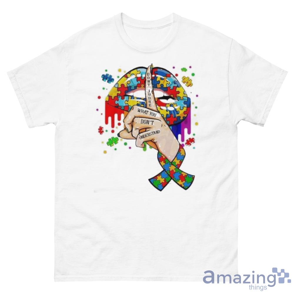 Autism Lips Be Kind Shirt For Men And Women - 500 Men’s Classic Tee Gildan