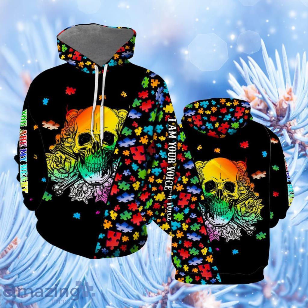 Autism You Are My Heart I Am Your Voice Hoodie 3D All Over Print - Autism You Are My Heart I Am Your Voice Hoodie Over Print  For Men & Women  HP5114