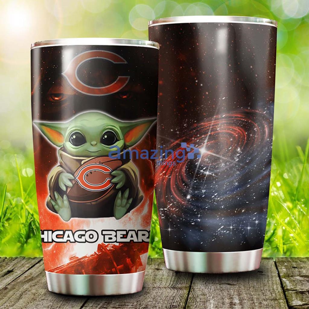 Baby Yoda Chicago Bears NFL Tumbler - Baby Yoda Chicago Bears NFL Tumbler