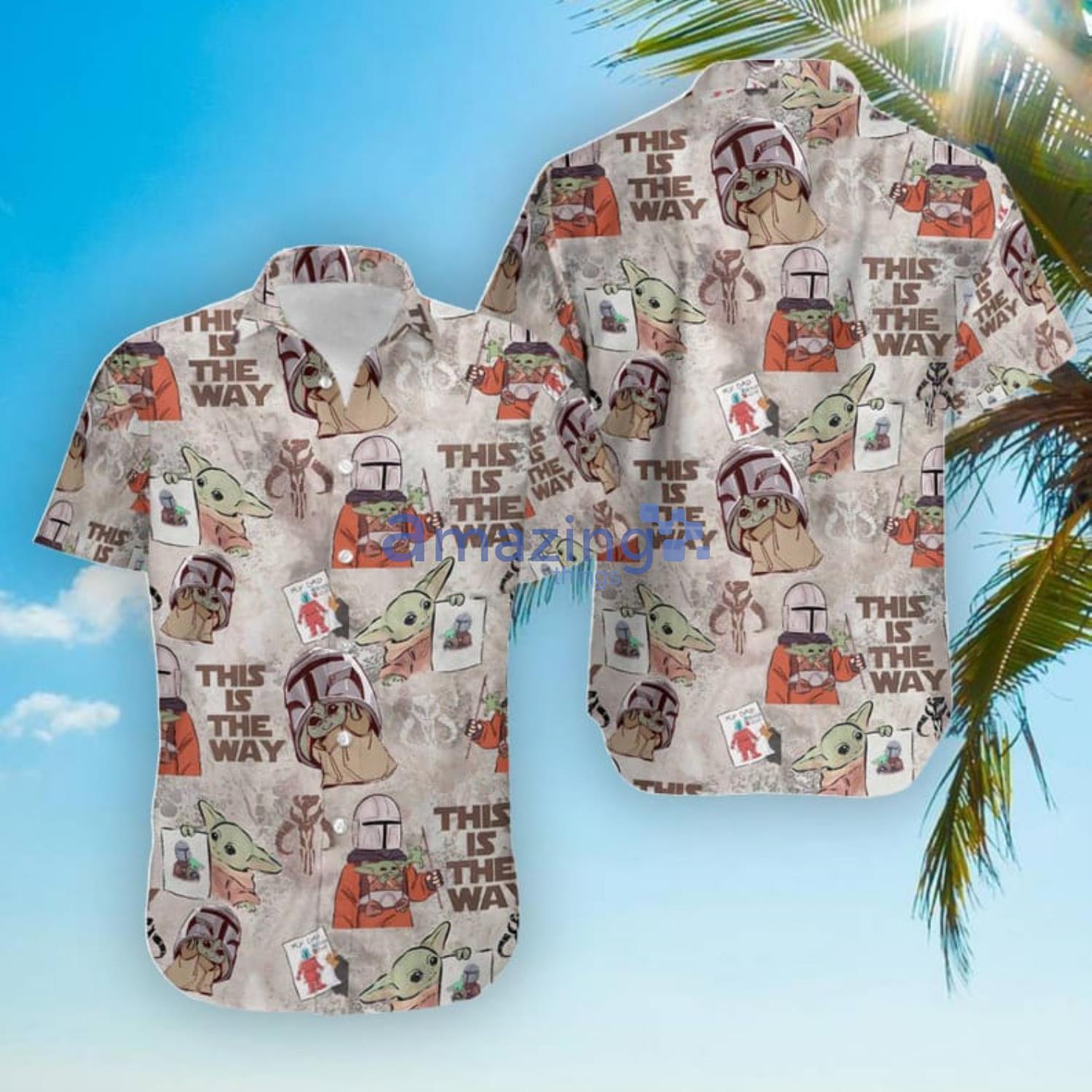 Baby Yoda Hawaiin Shirt Star Wars Shirt Star Wars Hawaiian Shirt For Men And Women Product Photo 1