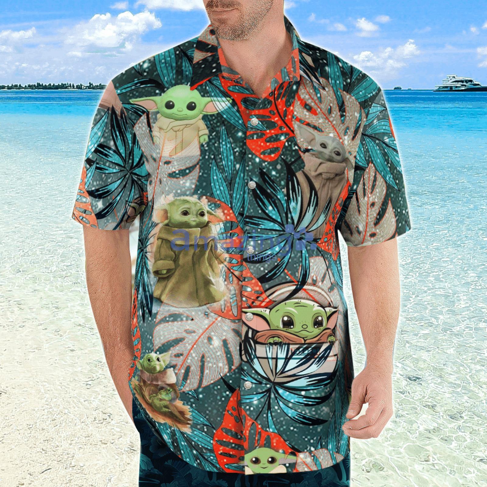 Baby Yoda Star Wars Hawaiian Shirt Summer Gift Product Photo 1