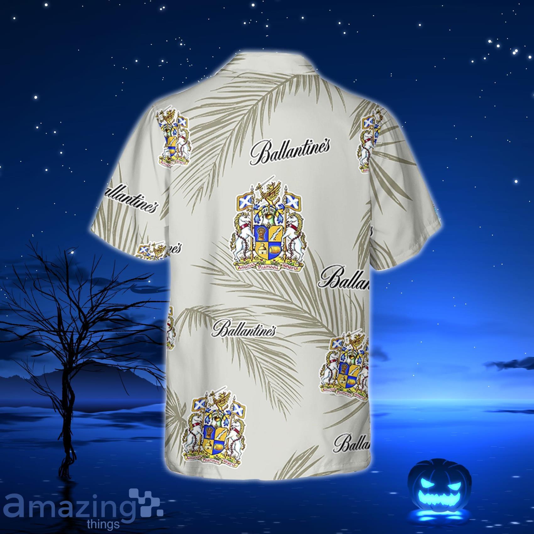 Ballantines Hawaiian Palm Leaves Pattern Shirt Beer Summer Party Hawaiian Shirt For Men And Women image Ballantines Hawaiian Palm Leaves Pattern Shirt Beer Summer Party Hawaiian Shirt For Men And Women Product Photo 3