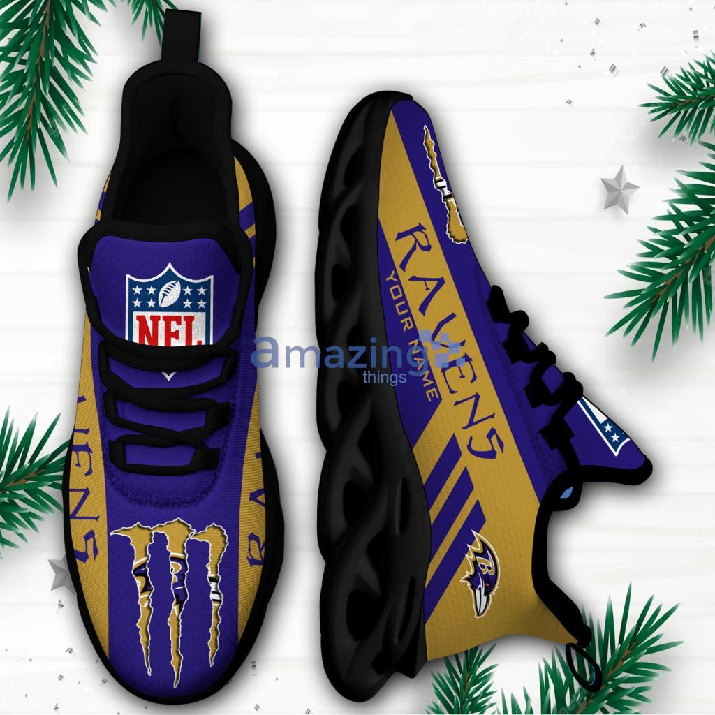 Baltimore Ravens NFL Custom Name Football Max Soul Shoes - Baltimore Ravens NFL Custom Name Football Max Soul Shoes Baltimore Ravens NFL Custom Name Football Max Soul Shoes - Baltimore Ravens NFL Custom Name Football Max Soul Shoes