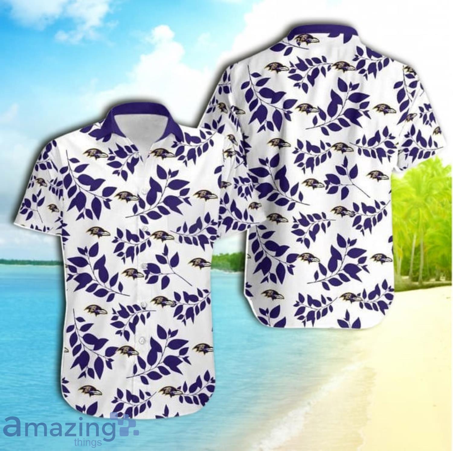 Baltimore Ravens Nfl Gift For Fan Short Sleeve Hawaiian Shirt Product Photo 1 Baltimore Ravens Nfl Gift For Fan Short Sleeve Hawaiian Shirt Product Photo 1