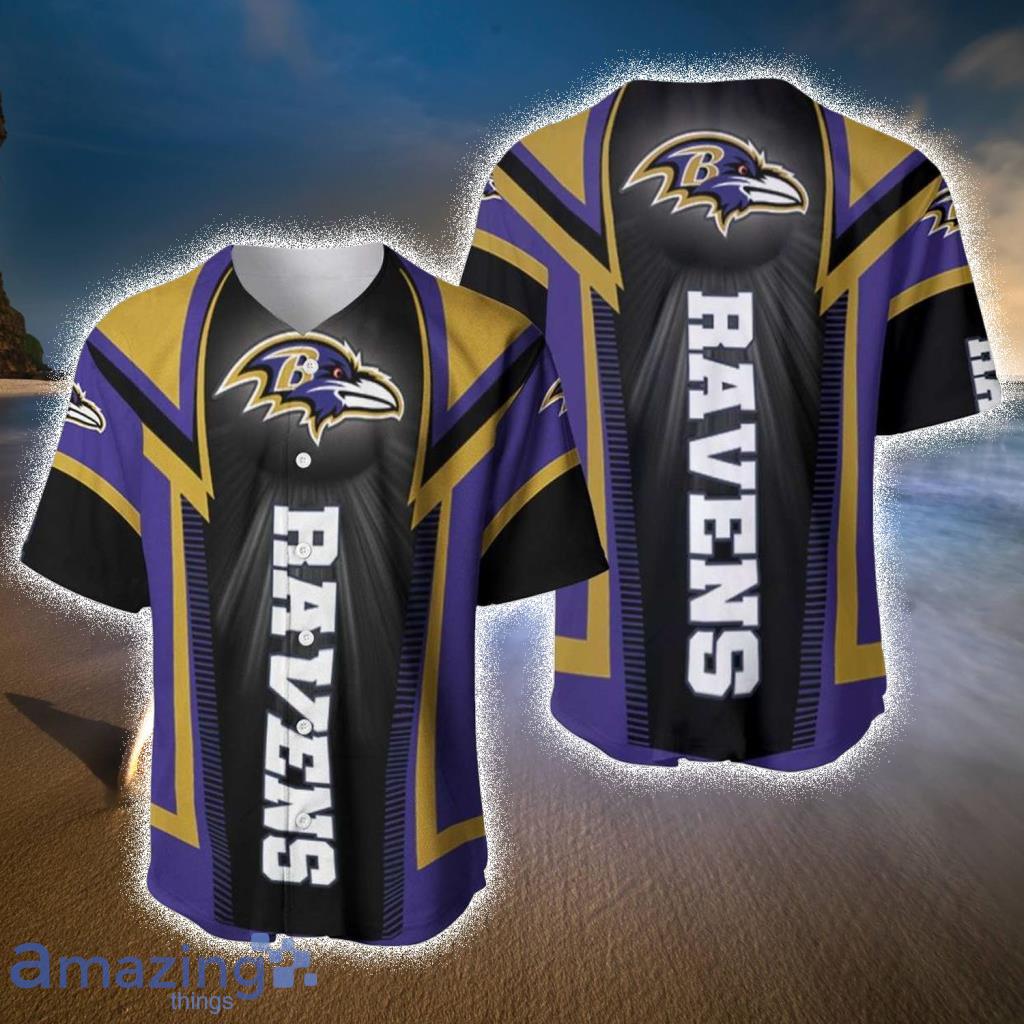 Baltimore Ravens NFL Logo Ravens Baseball Jerseys For Men And Women