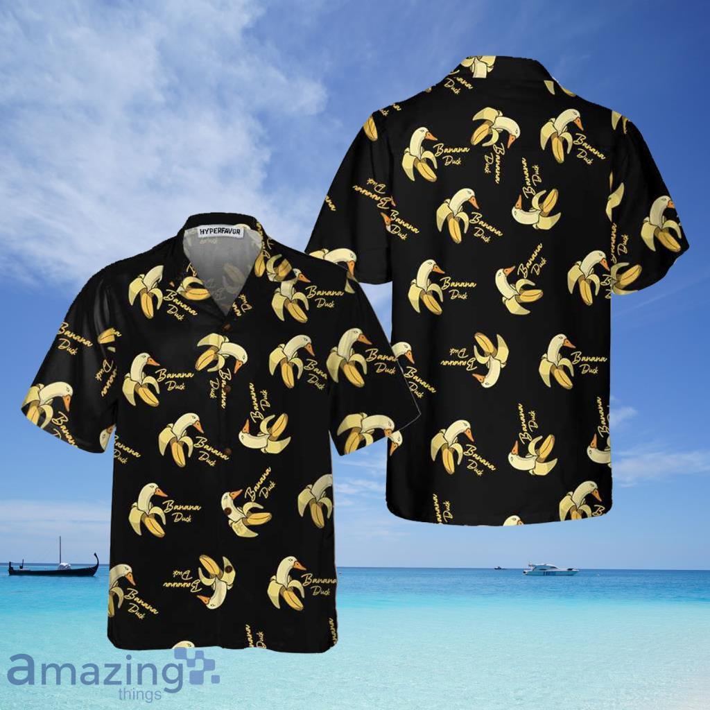 Banana Duck Pattern Hawaiian Shirt - Banana Duck Pattern Hawaiian Shirt