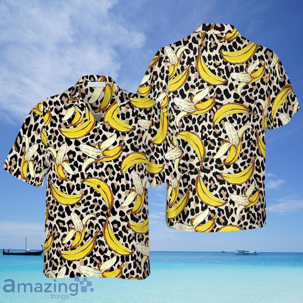 Banana On Leopard Hawaiian Shirt - Banana On Leopard Hawaiian Shirt
