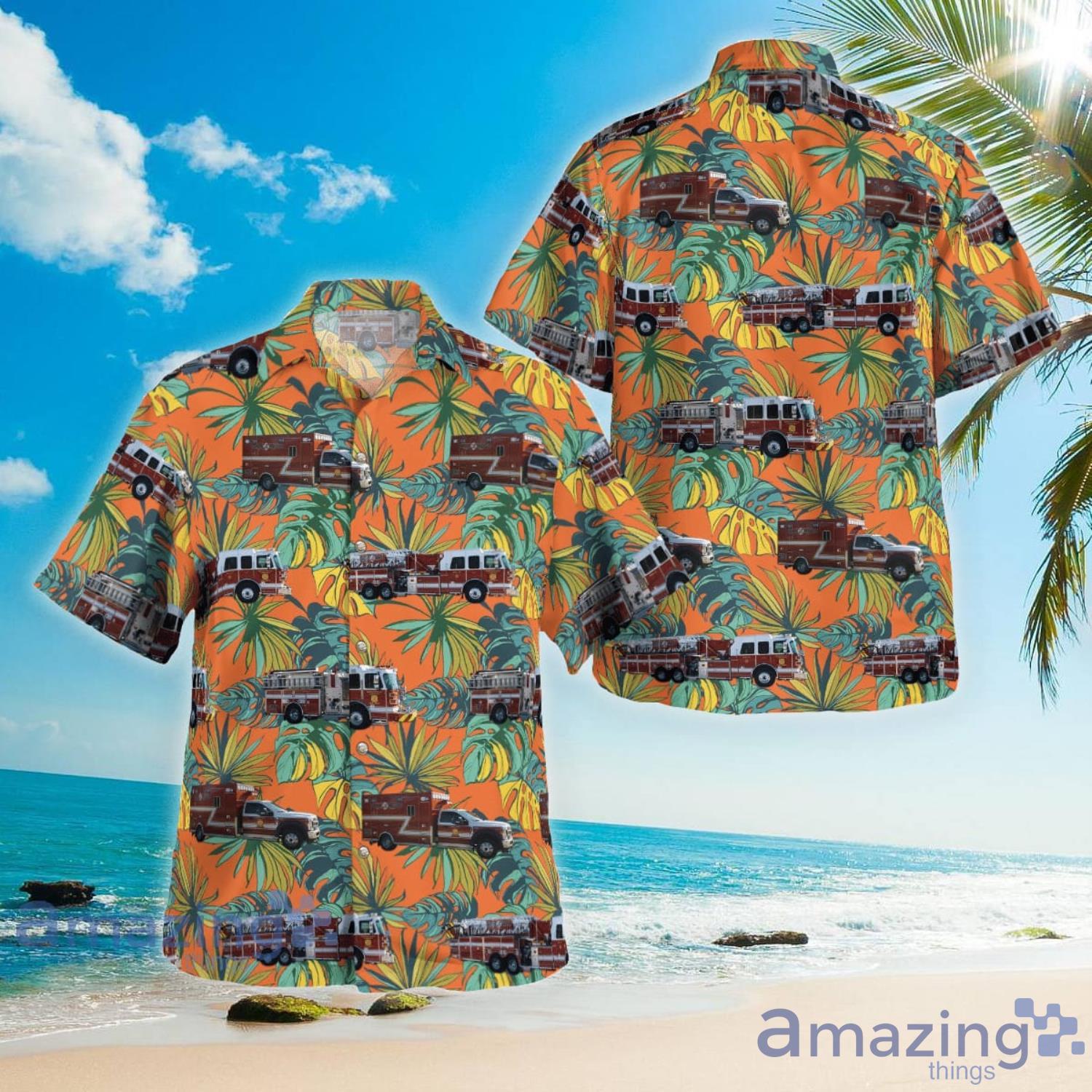 Bargersville Indiana Bargersville Community Fire Department Hawaiian Shirt Aloha Summer Gift For Men And Women Product Photo 1