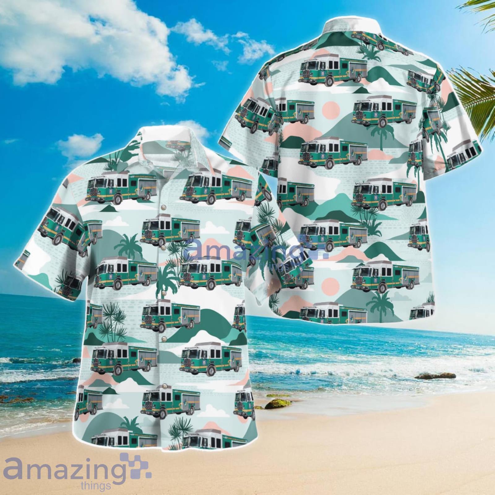 Barre Vermont Vermont Hazardous Materials Response Team Summer Gift Hawaiian Shirt Product Photo 1