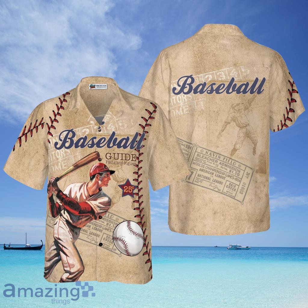 Baseball National League Hawaiian Shirt - Baseball National League Hawaiian Shirt