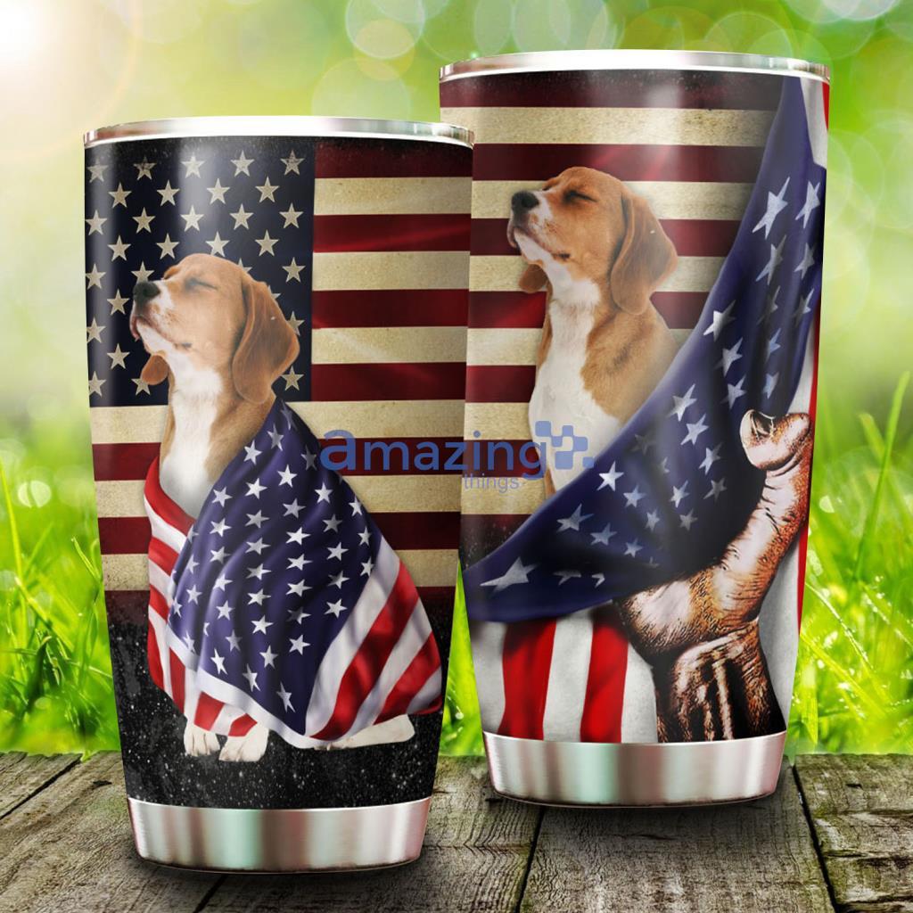 Beagle American Patriot Stainless Steel Tumbler - Beagle American Patriot Stainless Steel Tumbler
