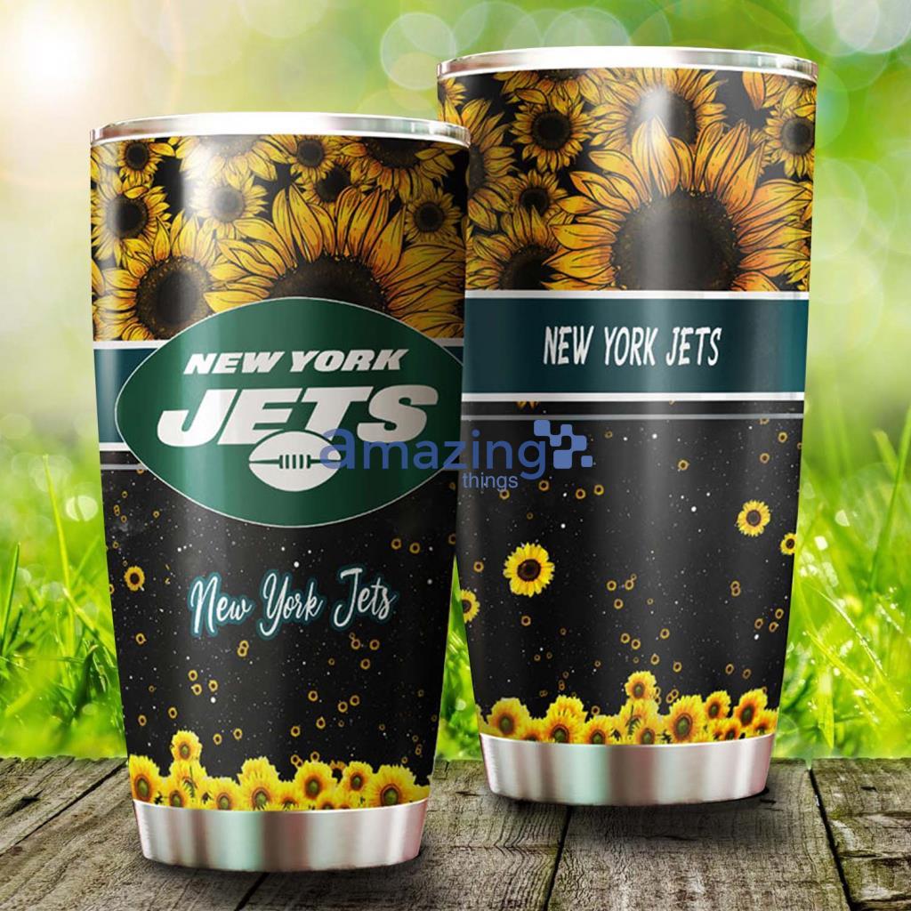 Beautiful Sunflower New York Jets NFL Tumbler