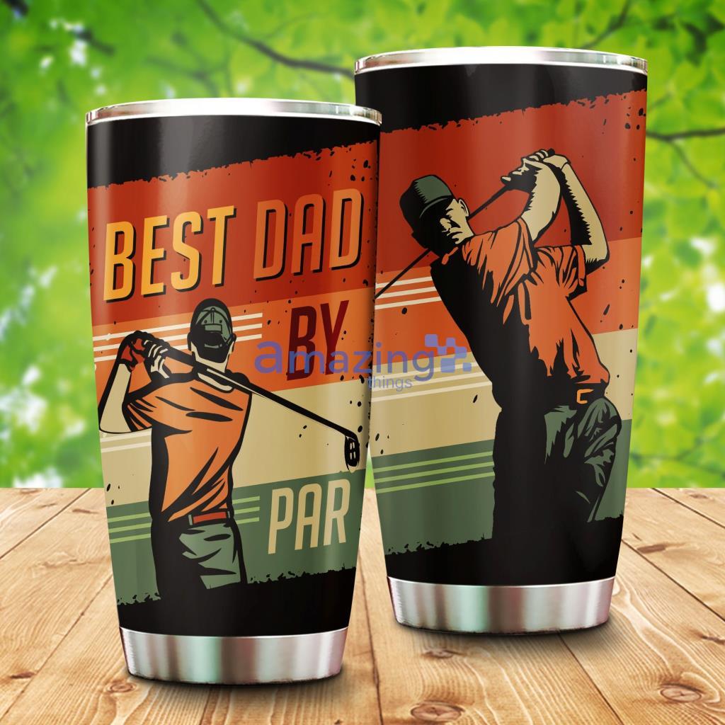 Best Dad By Far Vintage Golf Style  Tumbler - Best Dad By Far Vintage Golf Style 20Oz Tumbler_2095