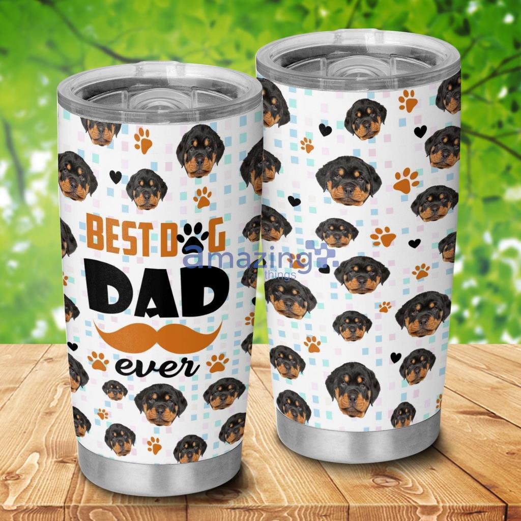 Best Dog Dad Ever Personalized Dog Photo Tumbler - Best Dog Dad Ever Personalized Dog Photo 20Oz Tumbler_5885
