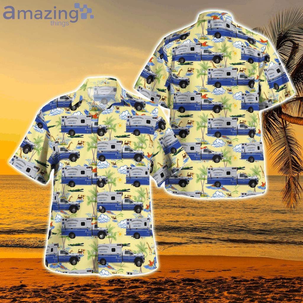 Billerica, Massachusetts, Billerica EMS Hawaiian Shirt - Billerica, Massachusetts, Billerica EMS Hawaiian Shirt