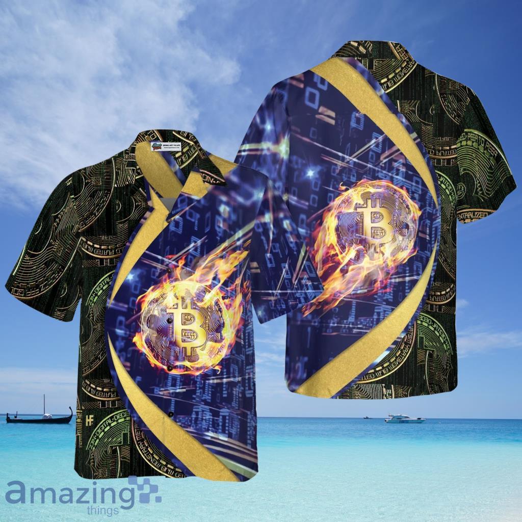 Bitcoin Block Chain Hawaiian Shirt - Bitcoin Block Chain Hawaiian Shirt