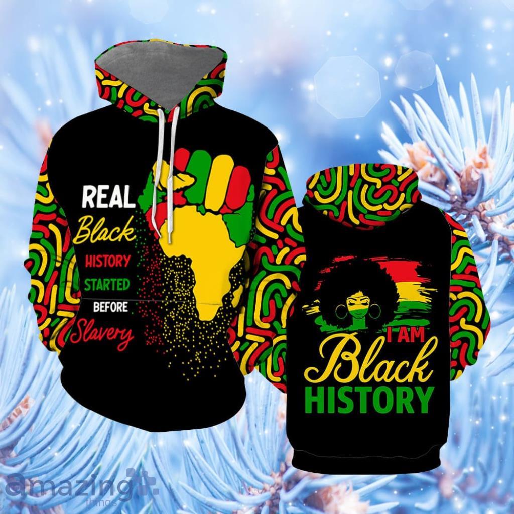 Black History Didn't Start With Slavery Black History Month Hoodie 3D All Over Print - Black History Didn't Start With Slavery Black History Month Hoodie Over Print  For Men & Women  HP5528