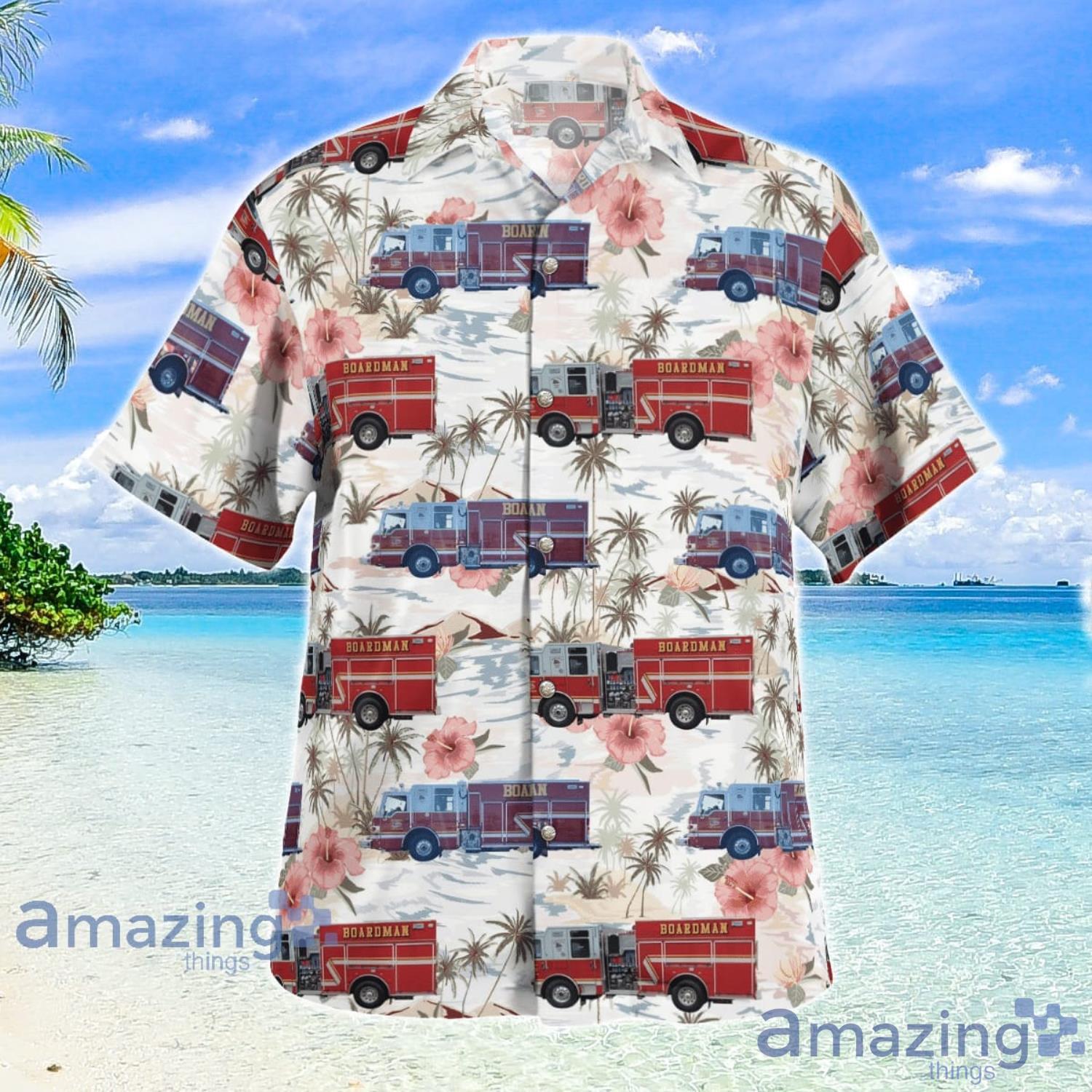 Boardman Oregon Boardman Fire & Rescue District Hawaiian Shirt Aloha Summer Gift For Men And Women image Boardman Oregon Boardman Fire & Rescue District Hawaiian Shirt Aloha Summer Gift For Men And Women Product Photo 2