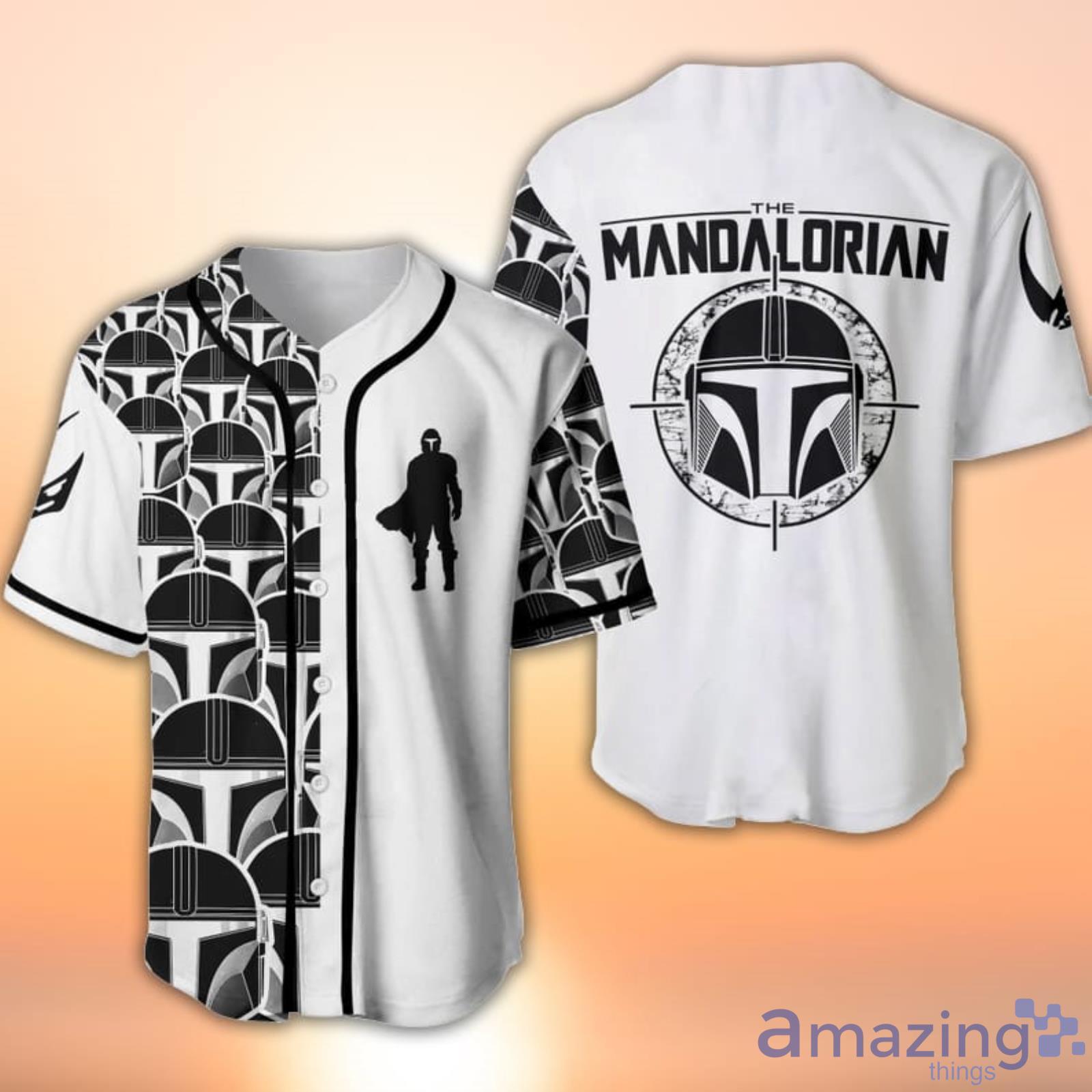 Boba Fett Star Wars The Mandalorian Black All Over Print 3D Baseball Jersey Shirt Product Photo 1 Boba Fett Star Wars The Mandalorian Black All Over Print 3D Baseball Jersey Shirt Product Photo 1