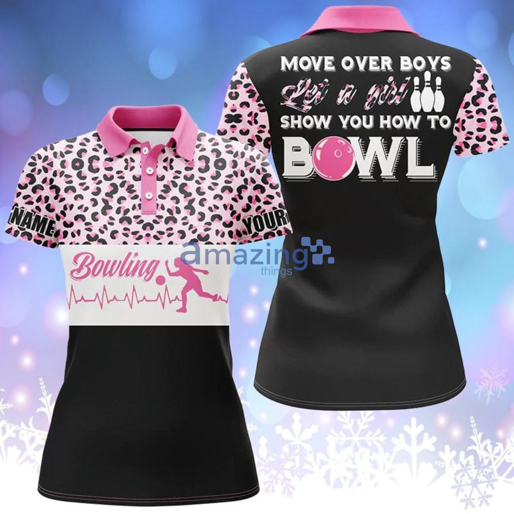 Bowling Girl Personalized Polo Shirt - BowlingGirlPersonalizedPoloShirt
