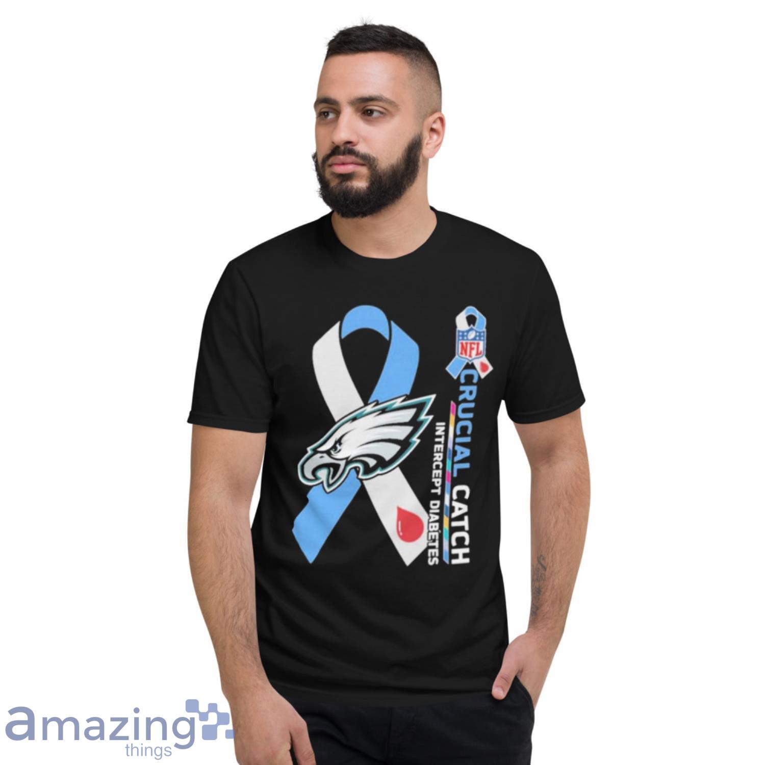 Philadelphia Eagles intercept cancer crucial catch shirt, hoodie, sweater  and v-neck t-shirt